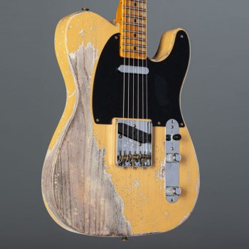 Fender '52 Telecaster Super Heavy Relic MN Aged Nocaster Blonde #R125995 купить