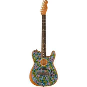 Fender American Acoustasonic Telecaster Blue Flower купить