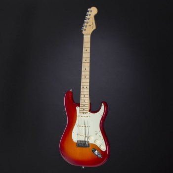 Fender American Elite Ash Stratocaster MN ACB Aged Cherry Burst купить