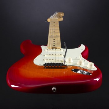 Fender American Elite Ash Stratocaster MN ACB Aged Cherry Burst купить