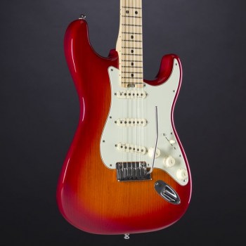 Fender American Elite Ash Stratocaster MN ACB Aged Cherry Burst купить