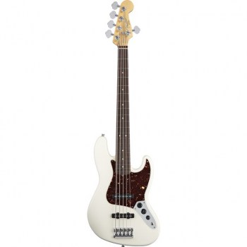 Fender Am. Std. J-Bass V RW OW Olympic White 5-String купить