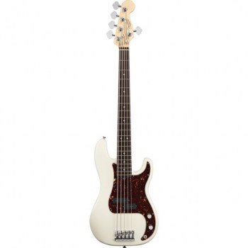 Fender Am. Std. P-Bass V RW OW Olympic White 5-String купить