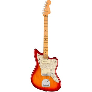 Fender American Ultra Jazzmaster MN Plasma Red Burst купить