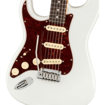 Fender American Ultra Stratocaster Lefthand RW Arctic Pearl купить