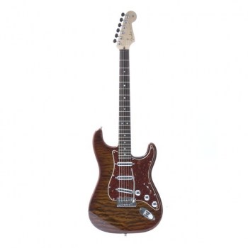 Fender Artisan Stratocaster NOS Quilted Maple Top Tigereye #CZ524835 купить