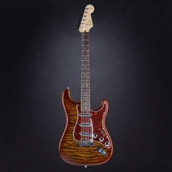 Fender Artisan Stratocaster NOS Quilted Maple Top Tigereye #CZ524835 купить