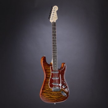 Fender Artisan Stratocaster NOS Quilted Maple Top Tigereye #CZ524835 купить