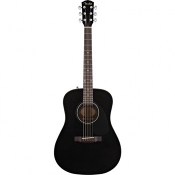 Fender CD-60 Acoustic Guitar, Black купить