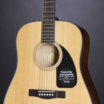 Fender CD-60 Acoustic Guitar, Natural купить