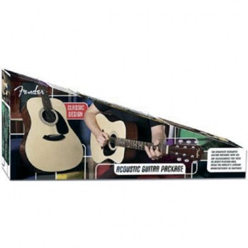 Fender CD 60 Pack Acoustic Guitar Pac k, Black купить