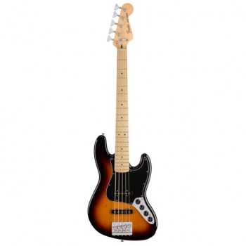 Fender Deluxe Active Jazz Bass V MN 3-Tone Sunburst купить