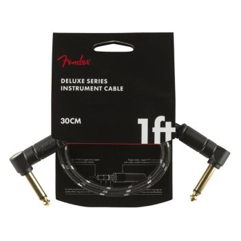 Fender Deluxe Series Instrument Cable 300mm (Black Tweed) купить