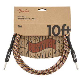 Fender Festival Instrument Cable [S/S] 3m (Rainbow) купить