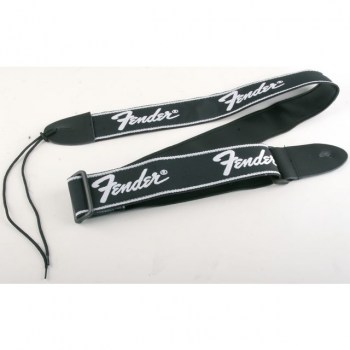 Fender Guitar Strap  Woven "Running" Black white купить