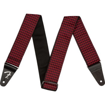 Fender Houndstooth Jacquard Strap Red купить