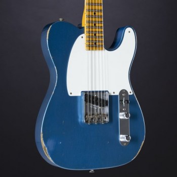 Fender Limited Edition 1955 Esquire Relic Aged Lake Placid Blue, #CZ525166 купить