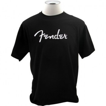 Fender Logo T-Shirt Black XL купить