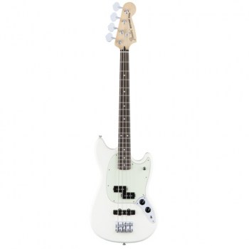 Fender Mustang Bass PJ Olympic White купить