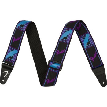 Fender Neon Monogrammed Strap Purple/Blue купить