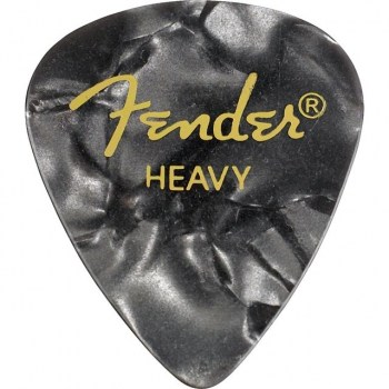 Fender Picks 351 Black Moto heavy 12-Pack Premium Celluloid купить