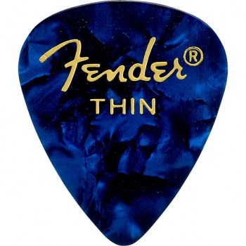 Fender Picks 351 Blue Moto thin 12-Pack Premium Celluloid купить