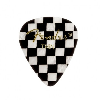 Fender Picks 351 Checker thin 12er Set Premium Celluloid купить