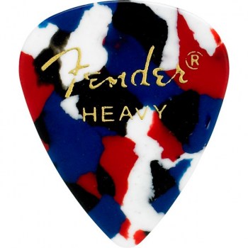 Fender Picks 351 Confetti heavy 12-Pack Classic Celluloid купить