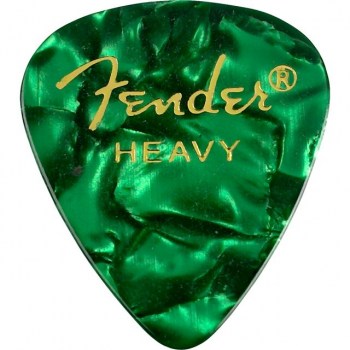 Fender Picks 351 Green Moto heavy 12-Pack Premium Celluloid купить