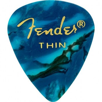 Fender Picks 351 Ocean Turq thin 12-Pack Premium Celluloid купить