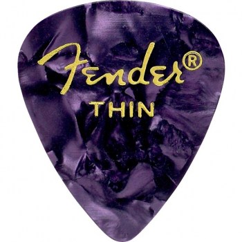 Fender Picks 351 Purple Moto thin 12-Pack Premium Celluloid купить