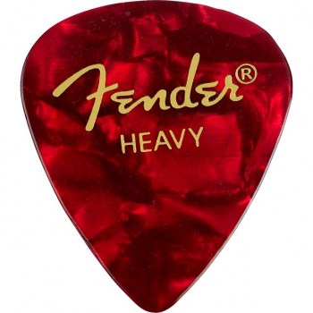 Fender Picks 351 Red Moto heavy 12-Pack Premium Celluloid купить