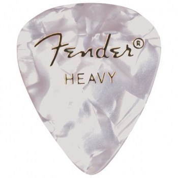 Fender Picks 351 White Moto heavy 12-Pack Premium Celluloid купить