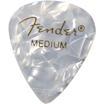 Fender Picks 351 White Moto medium 12-Pack Premium Celluloid купить