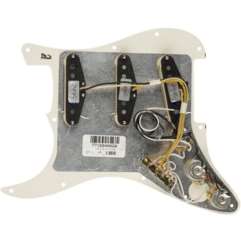 Fender Pre-Wired Strat Pickguard, Custom Shop Fat '50s SSS Parchment купить