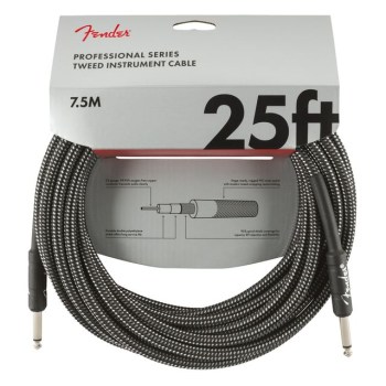 Fender Professional Series Instrument Cable 7.5m (Grey Tweed) купить