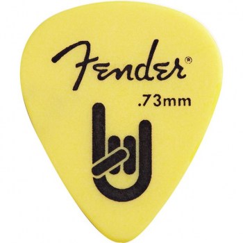 Fender Rock On Pickpack 12-Pack 0,73 yellow купить