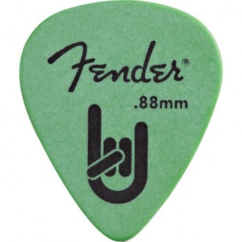 Fender Rock On Pickpack 12-Pack 0,88 surf green купить