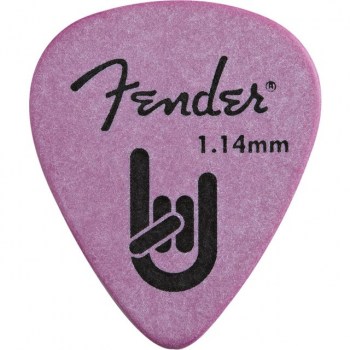 Fender Rock On Pickpack 12-Pack 1,14 purple купить