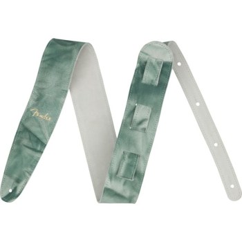 Fender Tie Dye Leather Strap Sage Green купить