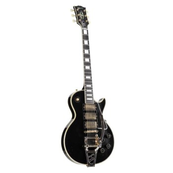 Gibson 1957 LP Custom 3PU Bigsby Ebony Light Aged #73189 купить