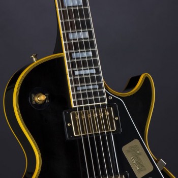 Gibson 1974 Les Paul Custom Reissue VOS Ebony #CS500111 купить