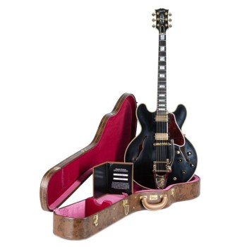 Gibson '59 ES-355 Bigsby VOS Ebony Gold Hardware купить