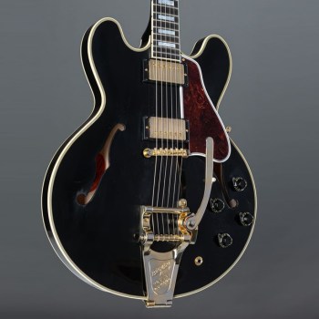 Gibson '59 ES-355 Bigsby VOS Ebony Gold Hardware купить