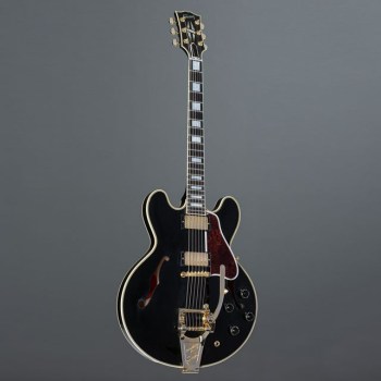 Gibson '59 ES-355 Bigsby VOS Ebony Gold Hardware купить