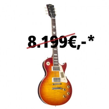 Gibson '59 Les Paul Standard Figured VOS Washed Cherry #97764 купить