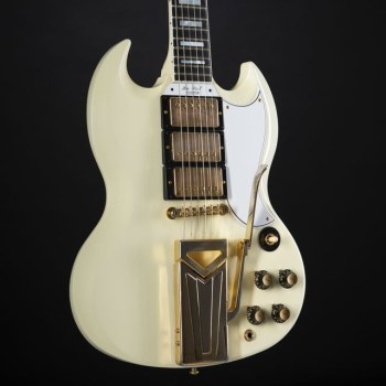 Gibson 60th 1961 Les Paul SG Custom Sideways Vibrola Classic White #101941 B-Stock/Demo купить