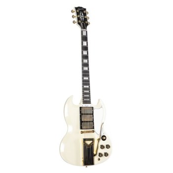 Gibson 60th Anniversary 1961 Les Paul SG Custom Sideways Vibrola Classic White #101081 купить