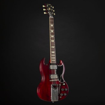 Gibson 60th Anniversary 1961 Les Paul SG Standard Sideways Vibrola Cherry Red #101551 купить