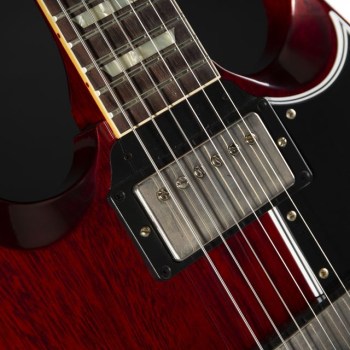 Gibson 60th Anniversary 1961 Les Paul SG Standard Sideways Vibrola Cherry Red #102241 купить